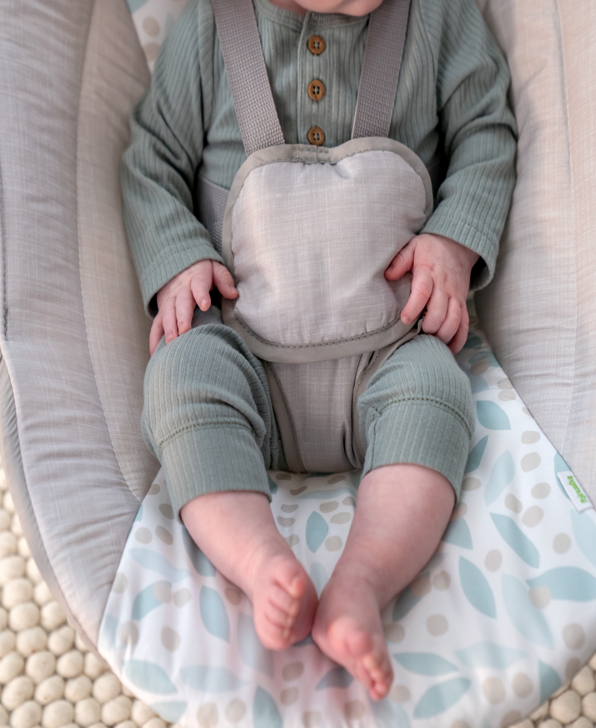 Ingenuity Infant Comfort 2 Go Portable Swing In Gray
