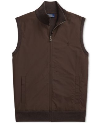 Men's Hybrid Full-Zip Sweater Vest