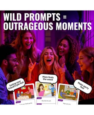 Family Board Games - Improv Card Game  - Roleplay Games for Family Night - Fun Board Game for Kids and Adults