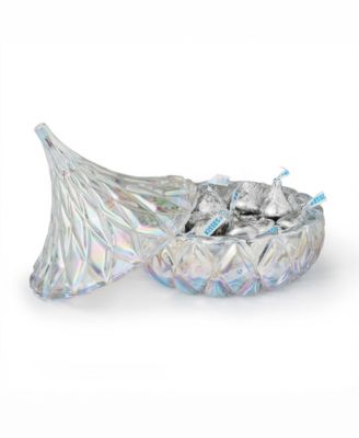 Candy Dish, Crystal Hershey's Kiss 