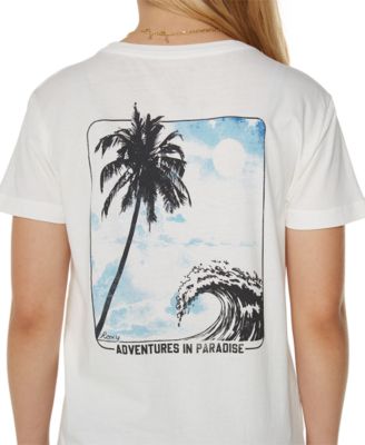 Juniors' Adventures In Paradise Cotton T-Shirt