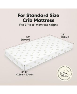 2pk Fitted Crib Sheets for Boys, Girls, Baby Crib Sheet, Standard Nursery Crib Sheet Cover