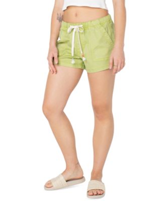 Juniors' Lil Trooper Drawstring-Waist Shorts