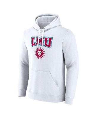 Men's White Loyola Marymount Lions Primary Logo Pullover Hoodie