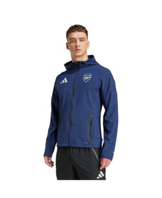 adidas - Men's Blue Arsenal 2025/26 Tiro Vis Tech Travel Jacket