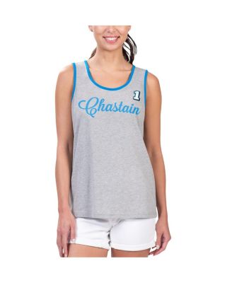 Women's Heather Gray Ross Chastain Fastest Lap Fashion Tank Top