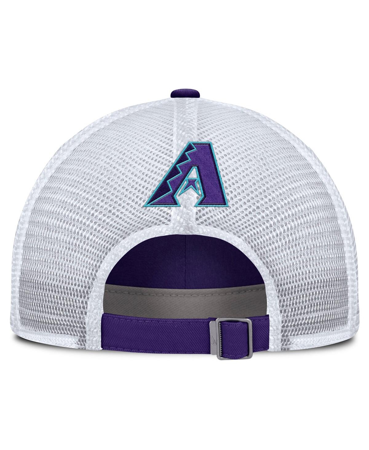 Nike Men's And Women's Purple/white Arizona Diamondbacks 2025 City Connect Club Trucker Adjustable Hat