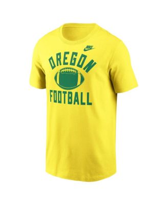 Men's Yellow Oregon Ducks Legacy Football Icon T-Shirt