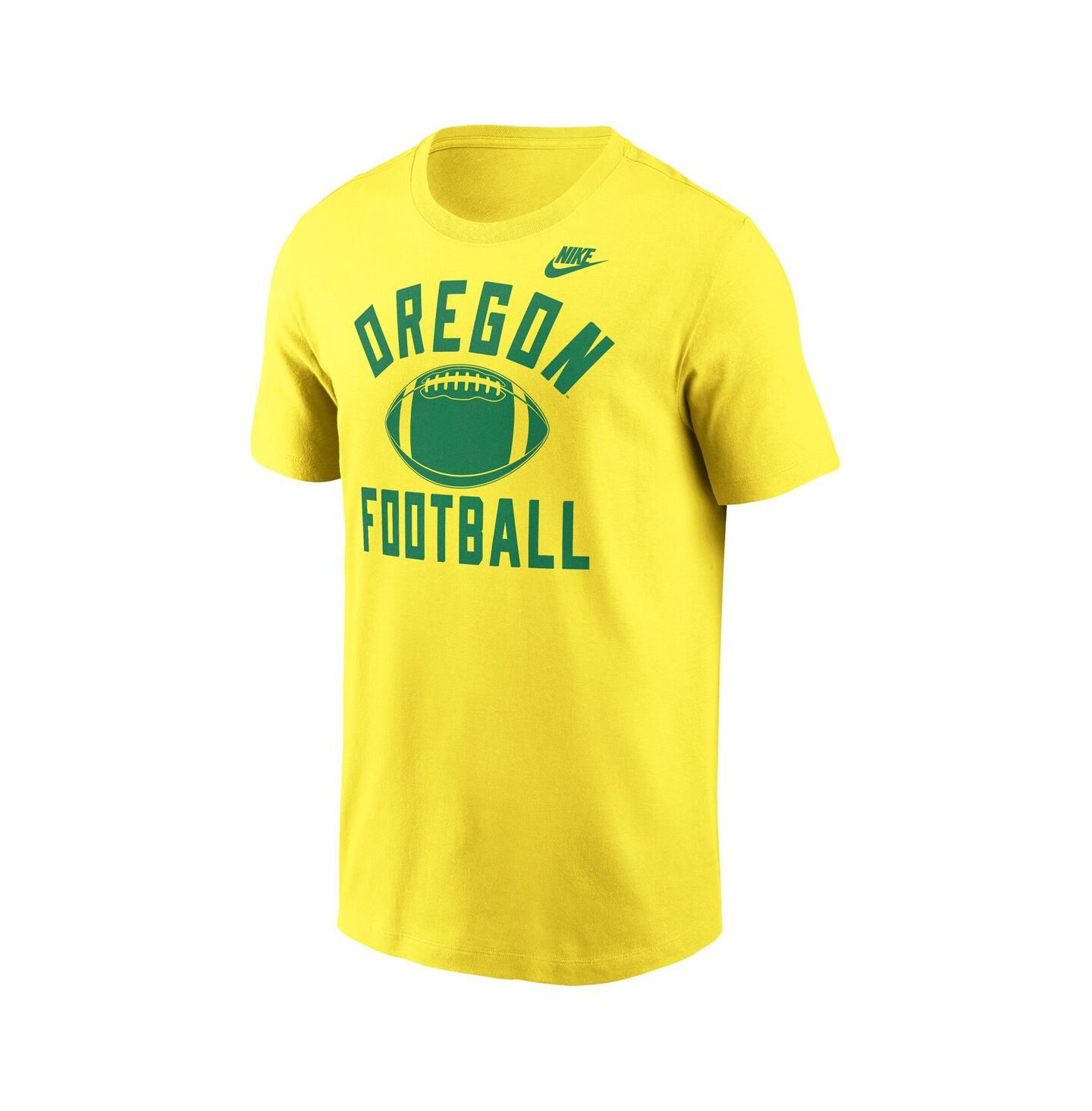 Мужская футболка Nike Yellow Oregon Ducks Legacy Football Icon — фото 2