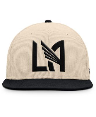 Men's Cream LAFC Tempo Corduroy Snapback Hat