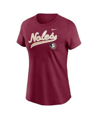 Women's Garnet Florida State Seminoles Local Script T-Shirt