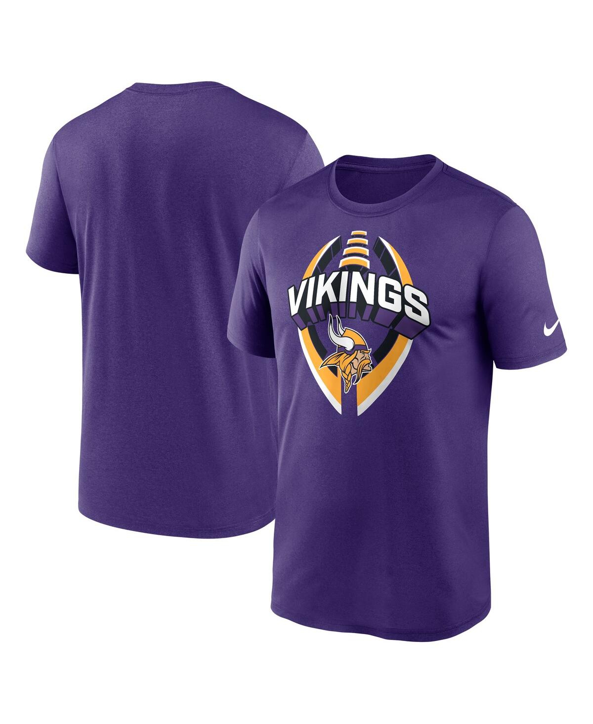 Men's Purple Minnesota Vikings Legend Icon Performance T-Shirt - Purple