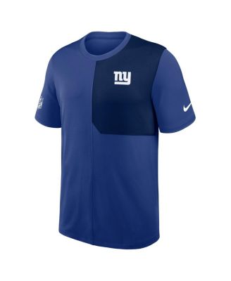 Men's Royal New York Giants Sideline UV Performance Coach Shirt