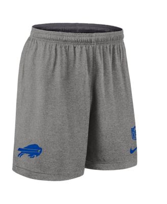 Men's Gray Buffalo Bills Sideline Reversible Performance Shorts