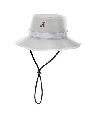 Nike - Men's Gray Alabama Crimson Tide 2025 Sideline Apex Boonie Bucket Hat