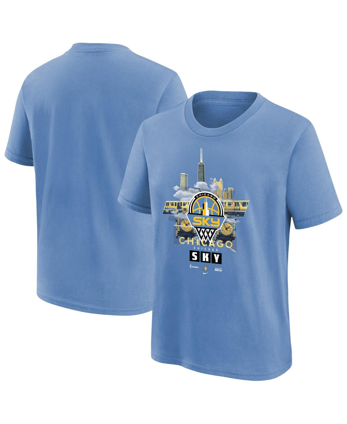 Nike Kids' Big Boys And Girlsâ Sky Blue Chicago Sky Original Content T-shirt