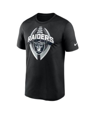 Men's Black Las Vegas Raiders Big Tall Primetime Legend Icon Performance T-Shirt