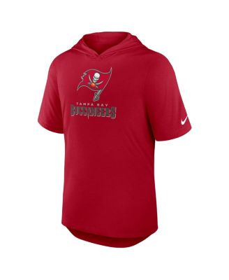 Men's Red Tampa Bay Buccaneers Lockup Tri-Blend Hoodie T-Shirt