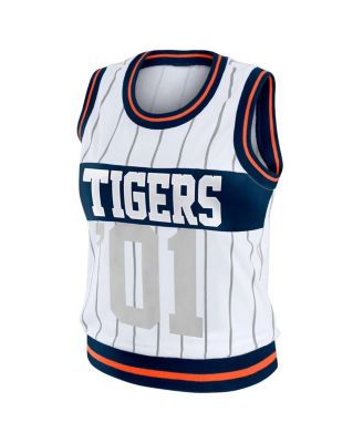 Women's&nbsp;White Detroit Tigers Sporty Tank Top
