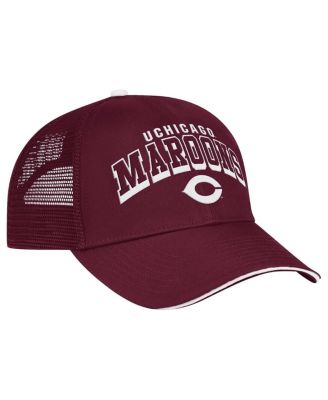 Men's Maroon UChicago Maroons Wyatt Primary Team Trucker Adjustable Hat