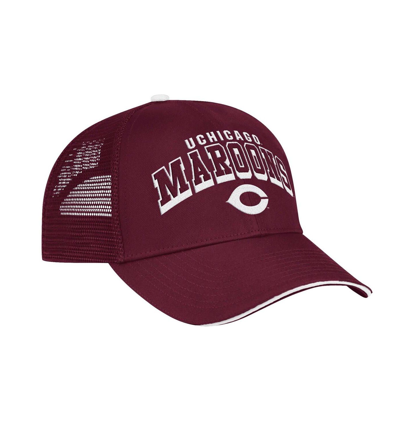 Мужская кепка Colosseum Maroon UChicago Maroons Wyatt Primary Team Trucker Adjustable Hat — фото 3