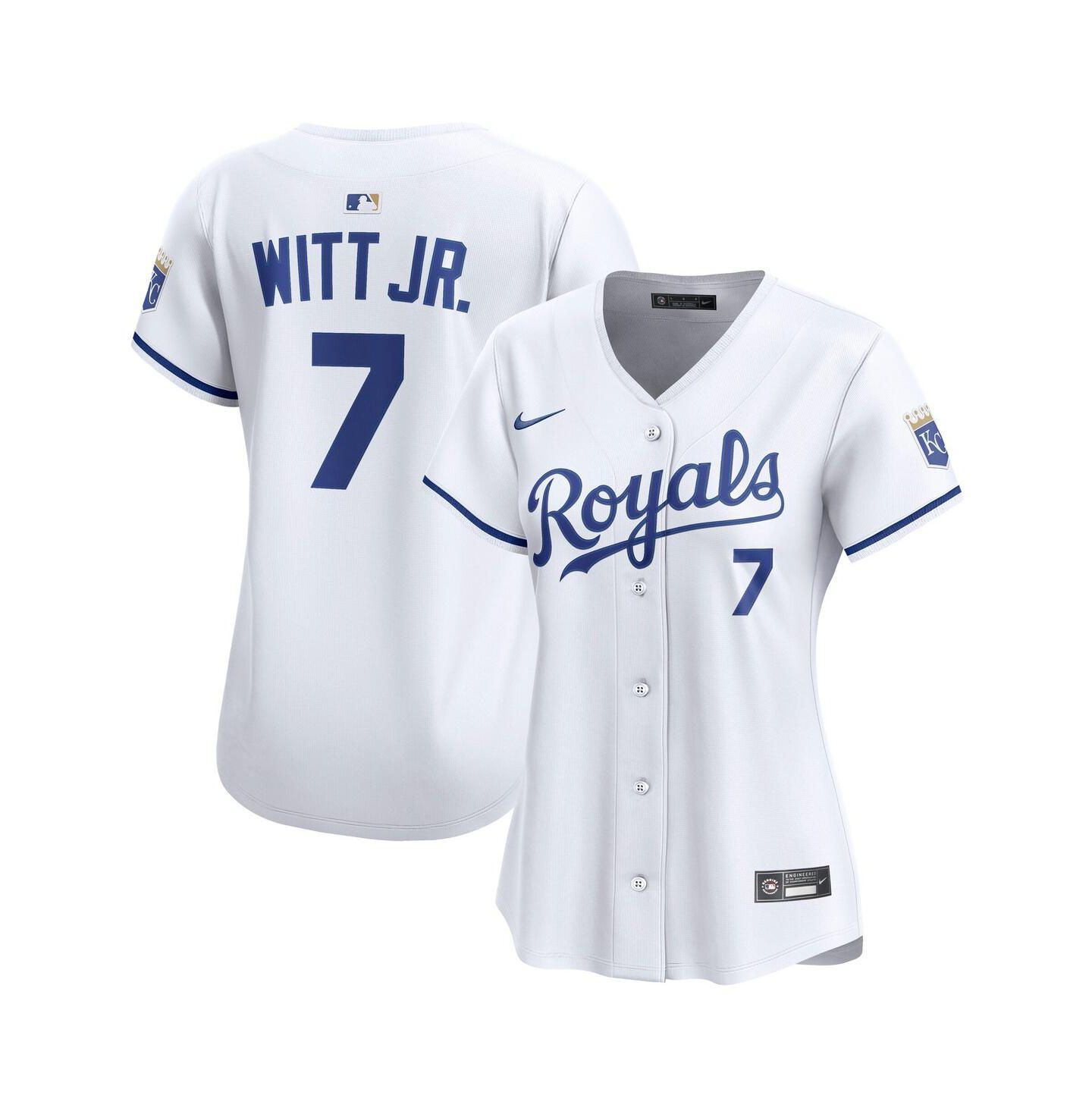Женский топ Nike Bobby Witt Jr. White Kansas City Royals Home Limited Jersey — фото 1