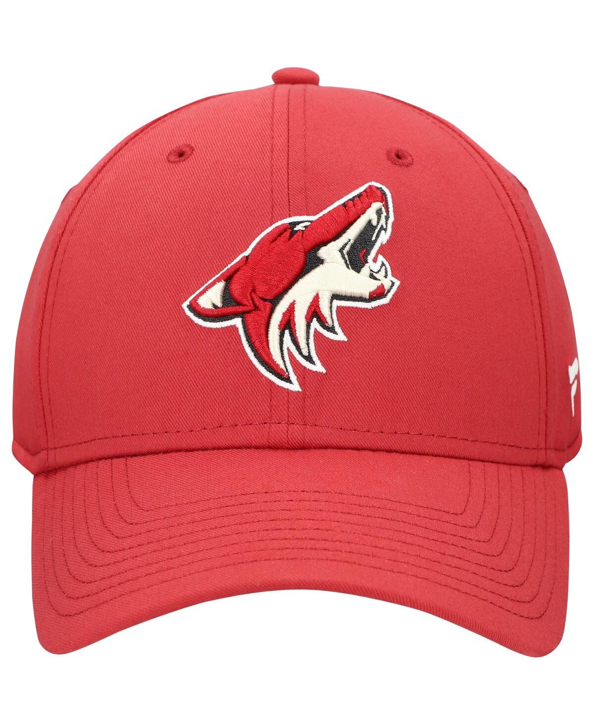 Fanatics Men's Garnet Arizona Coyotes Core Alpha Adjustable Hat In Burgundy