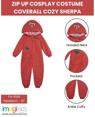 Cozy Sherpa Zip Up Cosplay Costume Coverall