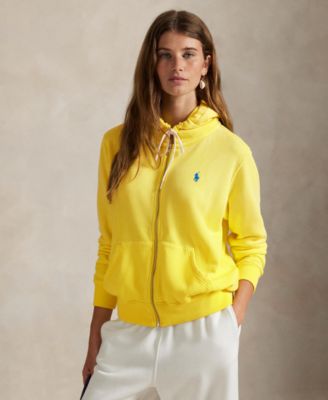 Polo Ralph Lauren - Women's Lightweight Fleece Full-Zip Hoodie Sweatshirt
