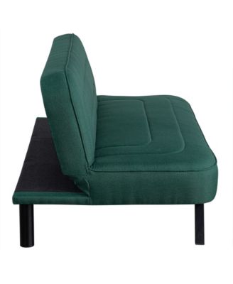 66.1" Polyester Forrest Convertible Futon
