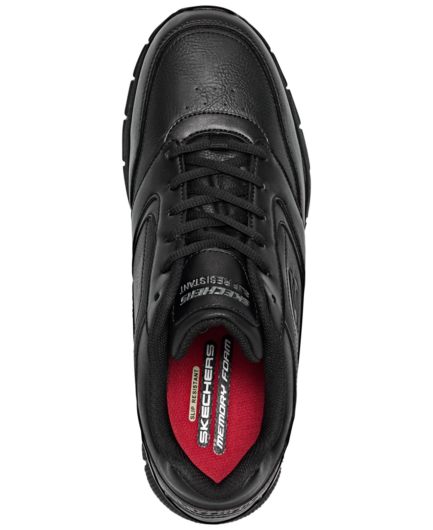 Мужские кроссовки Skechers Work Relaxed Fit- Nampa Slip Resistant Work Casual, цвет: Чёрный — фото 5
