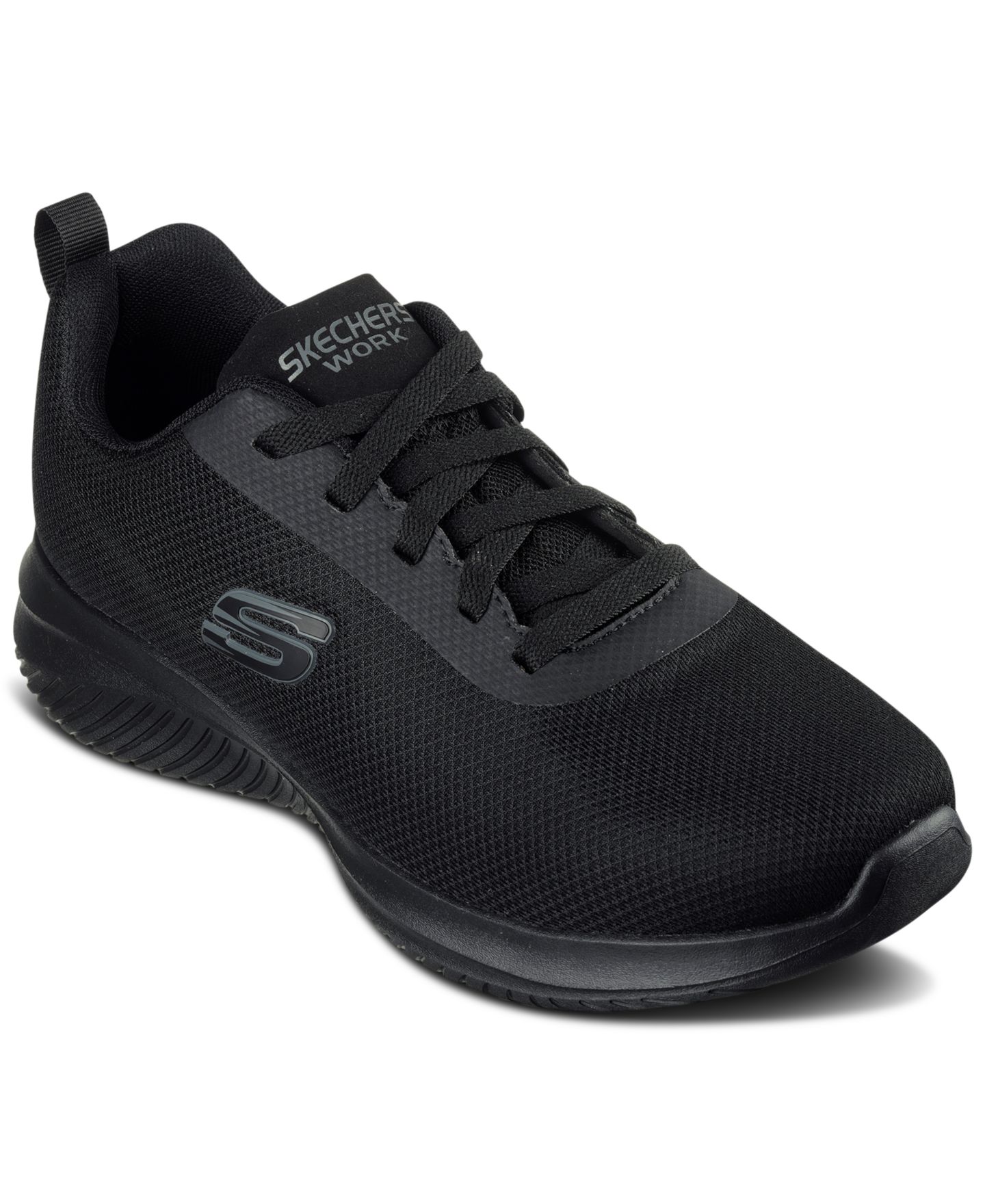 Мужские кроссовки Skechers Work Relaxed Fit- Ultra Flex 3.0 SR - Daxtin Memory Foam Casual, цвет: Чёрный — фото 1