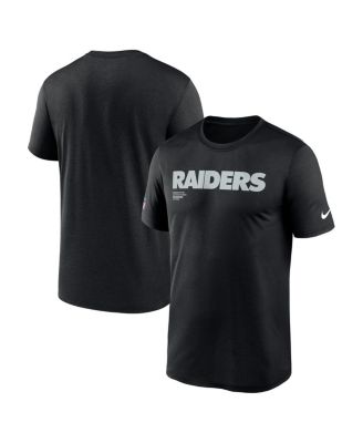 Nike - Men's Black Las Vegas Raiders Sideline Legend Performance T-Shirt