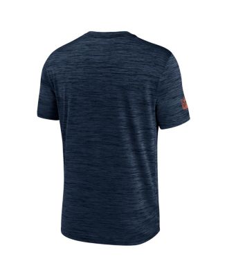 Men's Navy Denver Broncos Sideline Velocity Performance T-Shirt