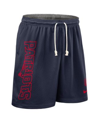Men's Navy New England Patriots Sideline Reversible Performance Shorts