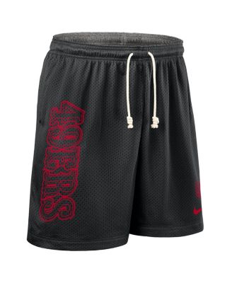 Men's Black San Francisco 49ers Sideline Reversible Performance Shorts