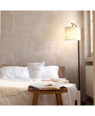 Montage 62" LED Arc Floor Lamp with Hanging Drum Shade