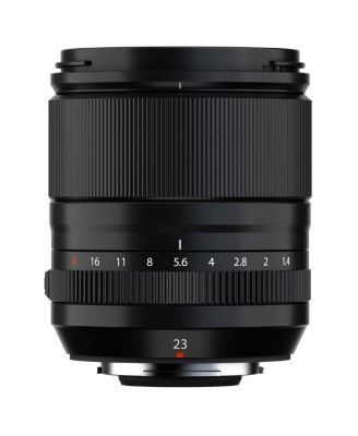 XF 23mm f/1.4 R LM WR Lens, Black, Bundle with 58mm Essentials Filter Kit, Lens Shade, Cleaning Kit, Lens Cap Tether