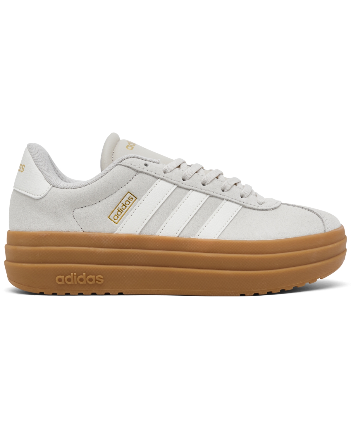 Adidas Originals Women's Vl Court Bold Platform Casual Sneakers From Finish Line In White