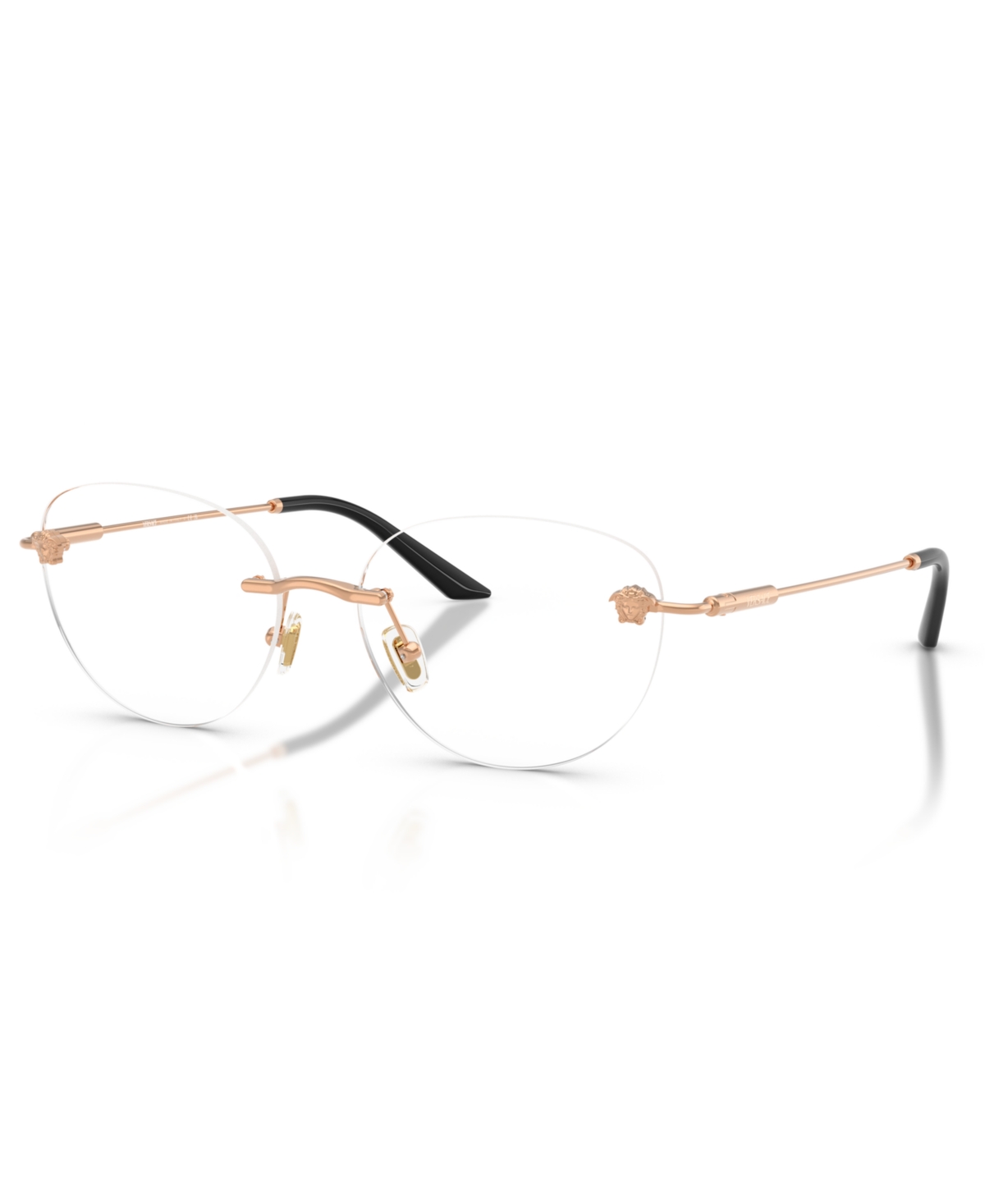 Women's Round Eyeglasses, VE1305 - Rose Gold