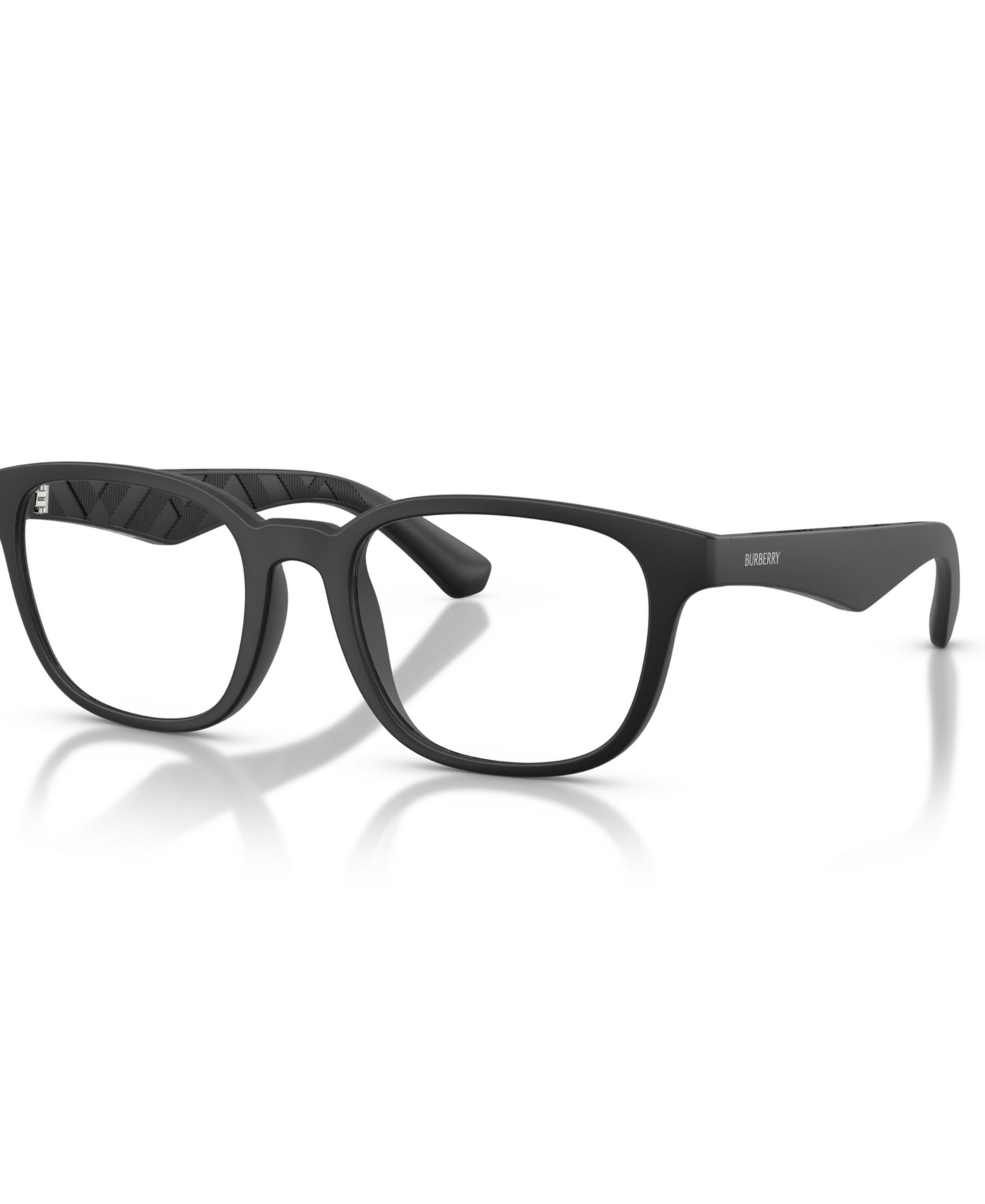 Мужские очки Burberry Man Square Plastic BE2433U Eyeglasses, цвет: Матовый чёрный — фото 1