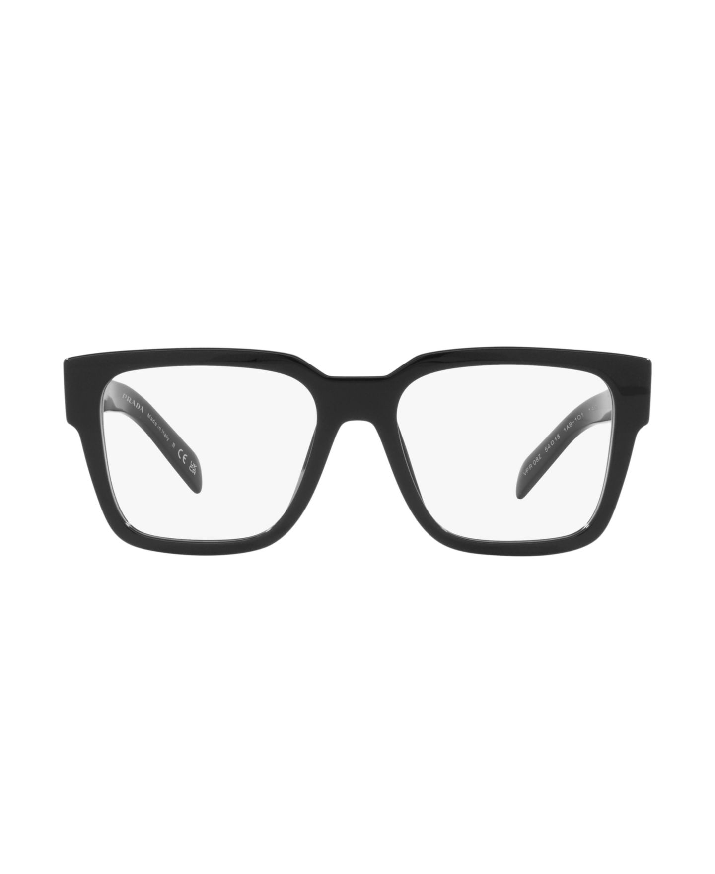 Мужские очки PRADA Man Square Plastic PR 08ZV Eyeglasses, цвет: Чёрный — фото 2