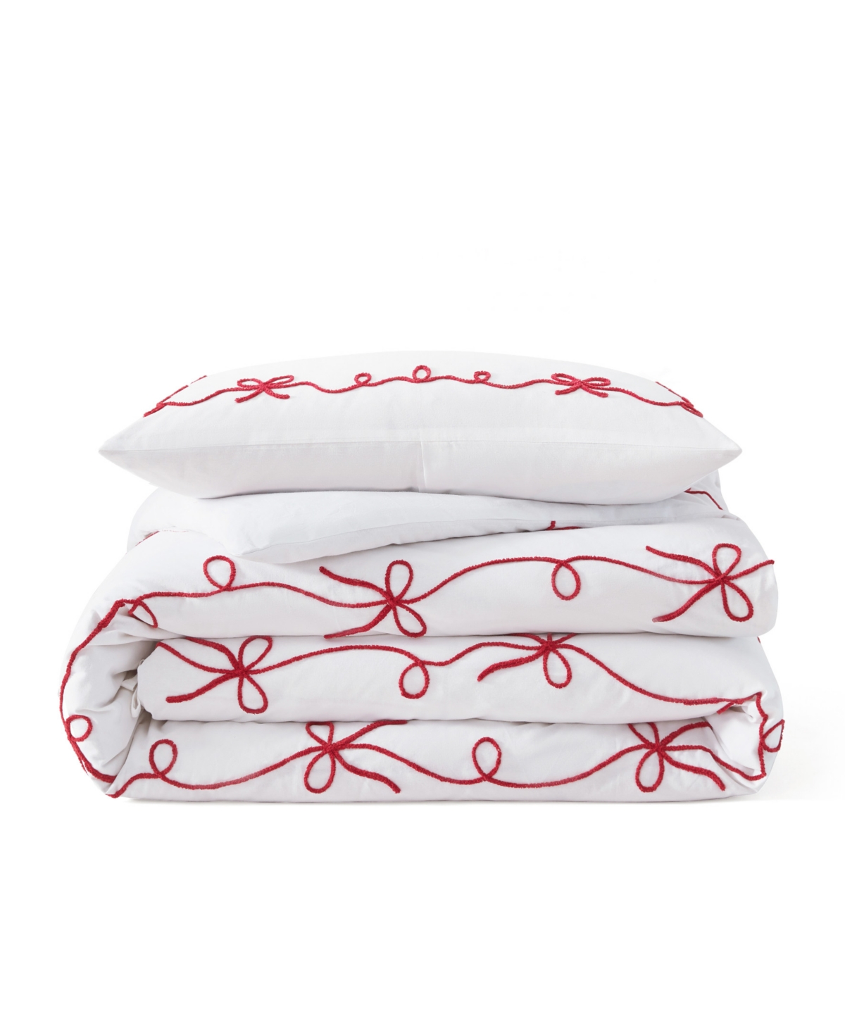Peri Home Sasha Bows Embroidered 2-Pc. Comforter Set, Twin
