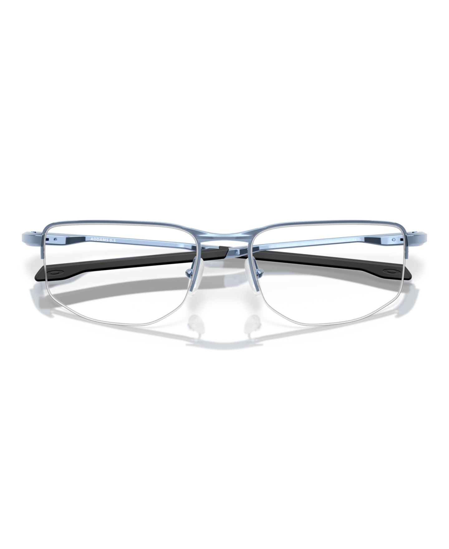 Мужские очки Oakley Man Rectangle Metal OX3035 Addams 0.5 Eyeglasses, цвет: Полированный стоунвош — фото 5