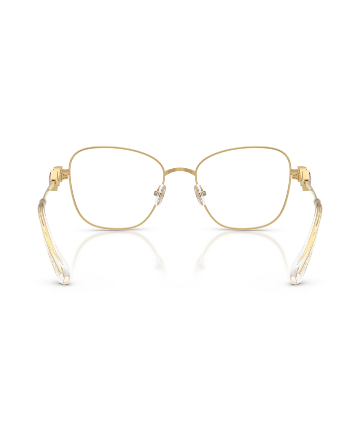 Женские очки Swarovski Woman Irregular Metal SK1025 Eyeglasses, цвет: Золотой — фото 3