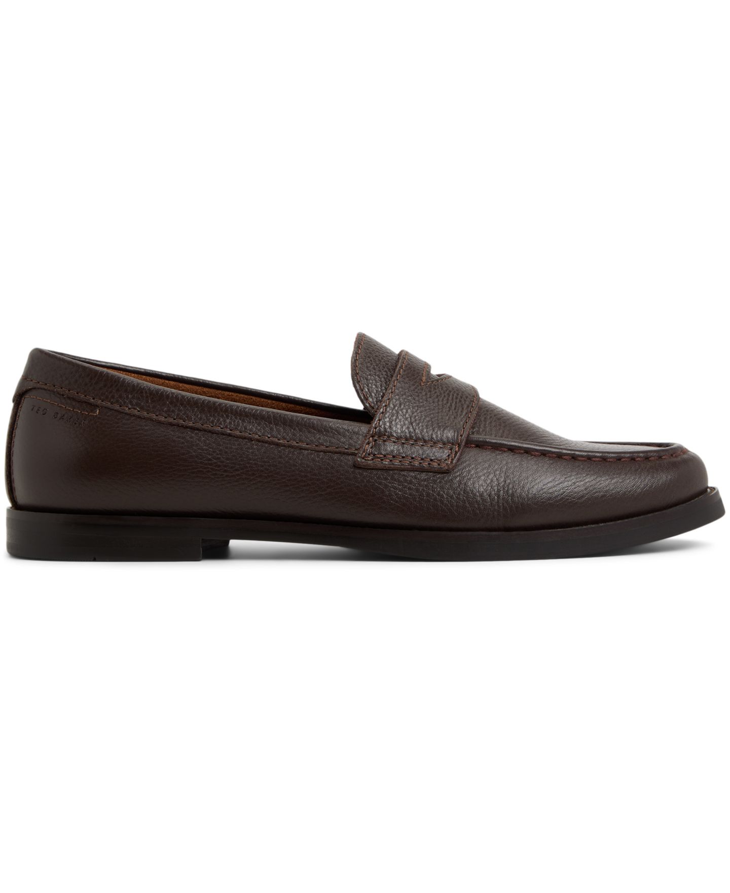 Мужские туфли Ted Baker Parliament Dress Loafer, цвет: Тёмный коричневый — фото 2