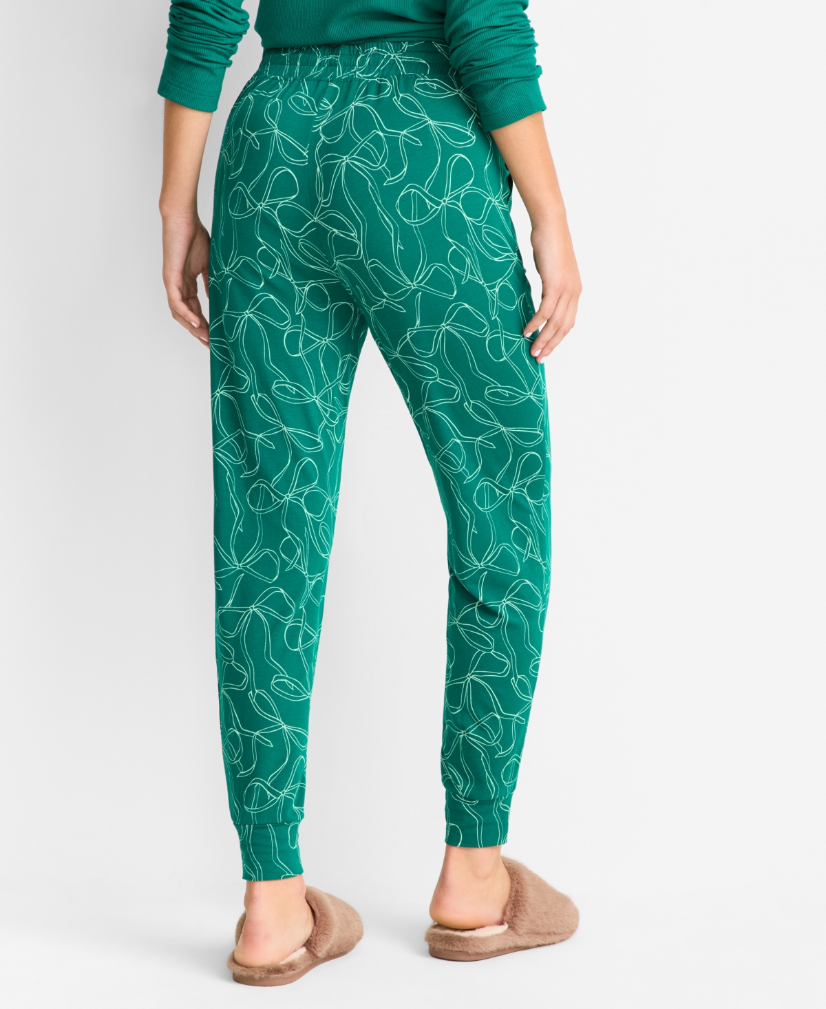 State Of Day Women's Jogger Pajama Pants Xs-3x, Created For Macy's In Green