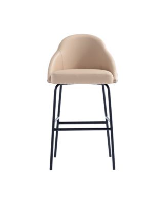 Gracie 41.1" Leatherette Upholstered Barstool