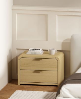 Grace 28" Modern 2-Drawer Nightstand