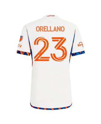 Men's Luca Orellano White FC Cincinnati 2024 the Canvas Kit Authentic Player Jersey